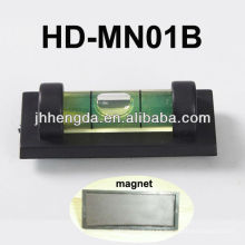 HD-MN01-B, Mini nivel de plástico con ranura en V para tubería